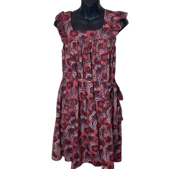 Christy Dawn Dresses & Skirts - Christy dawn Benny farm to closet women’s dress xs abstract floral ruffle silk